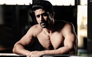 Shirtless Saqib Saleem flaunting his well built body.